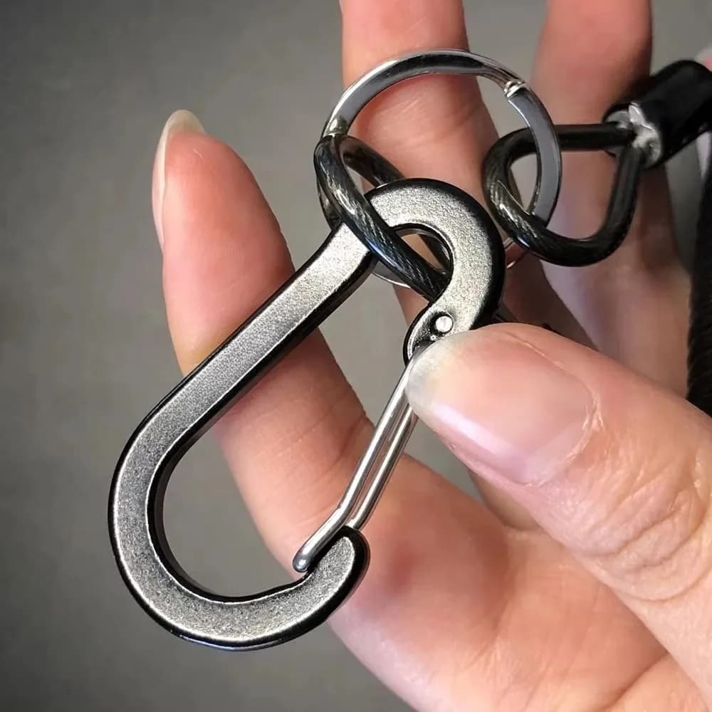 Lanière élastique pour clés extensible ressort pêche anti-perte accessoire pratique