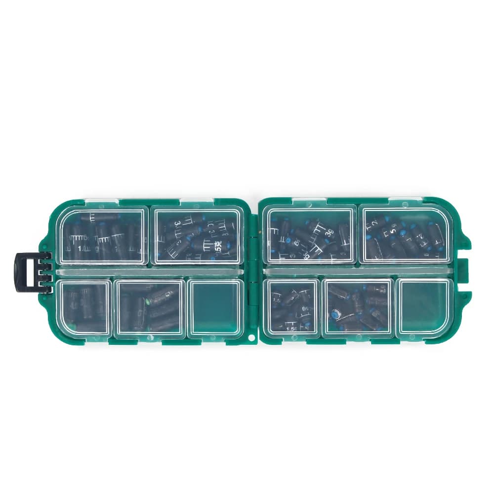 Set de plombs de pêche DNDYUJU 25 à 130 plombs 1.5g à 5.0g avec règle et