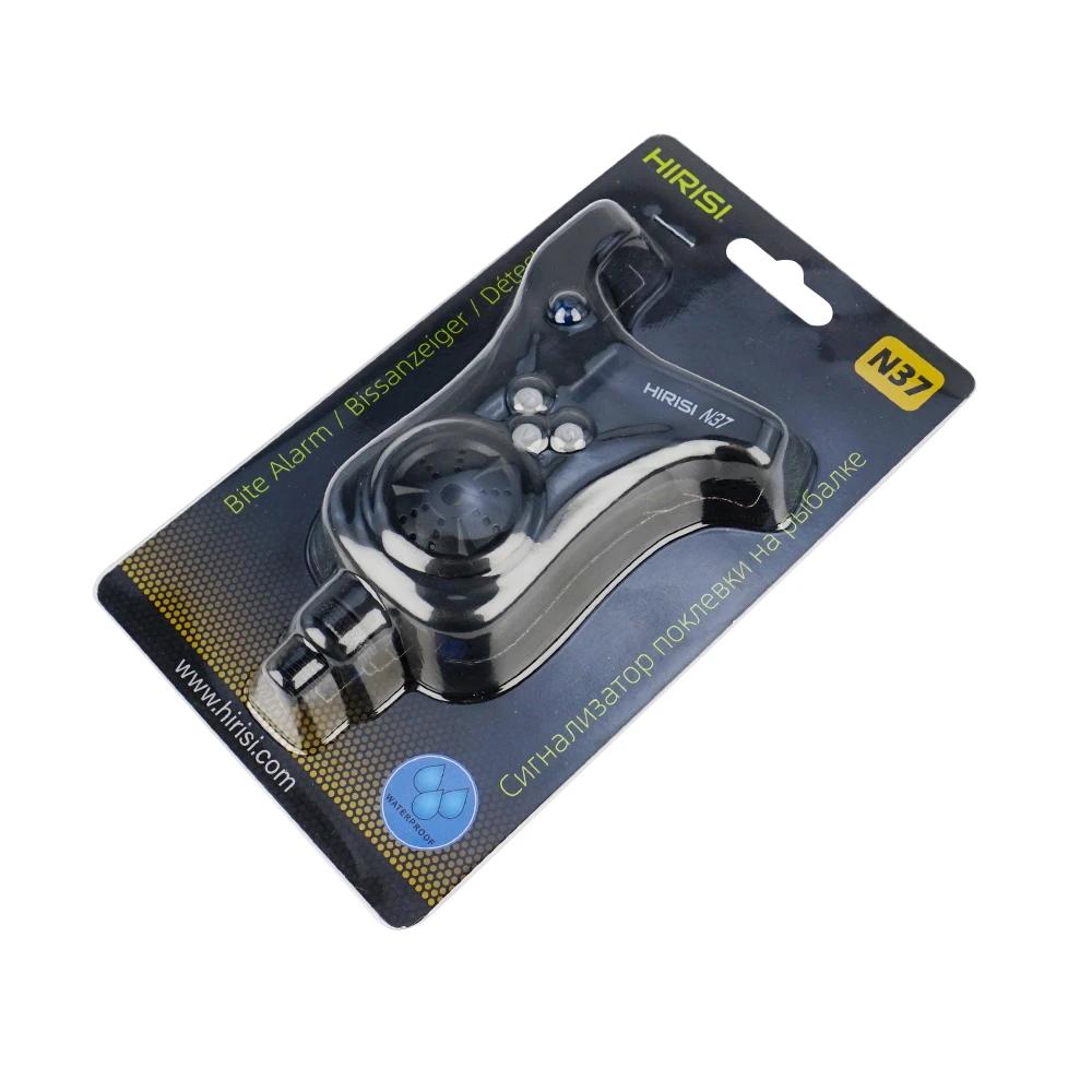 Alarme de touche Hirisi N37 pour pêche au feeder - Contrôle volume, tonalité, sensibilité avec indicateur LED