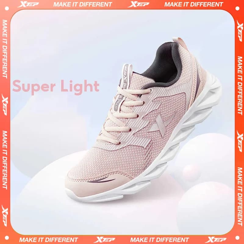Chaussures de running Xtep antidérapantes pour pêche sportive avec amorti et semelle souple