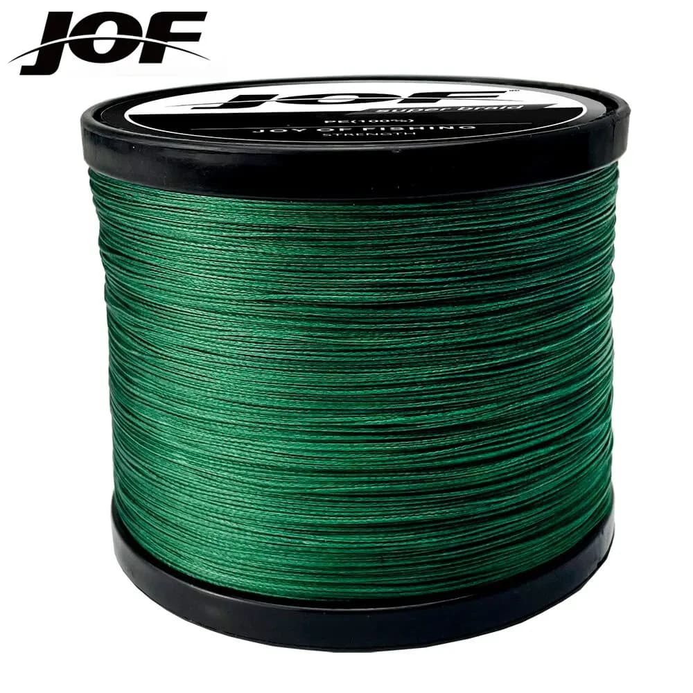 Ligne tressée JOF 4 brins 300-1000m pour pêche carpe - multifilament japonais accessoires pêche PE