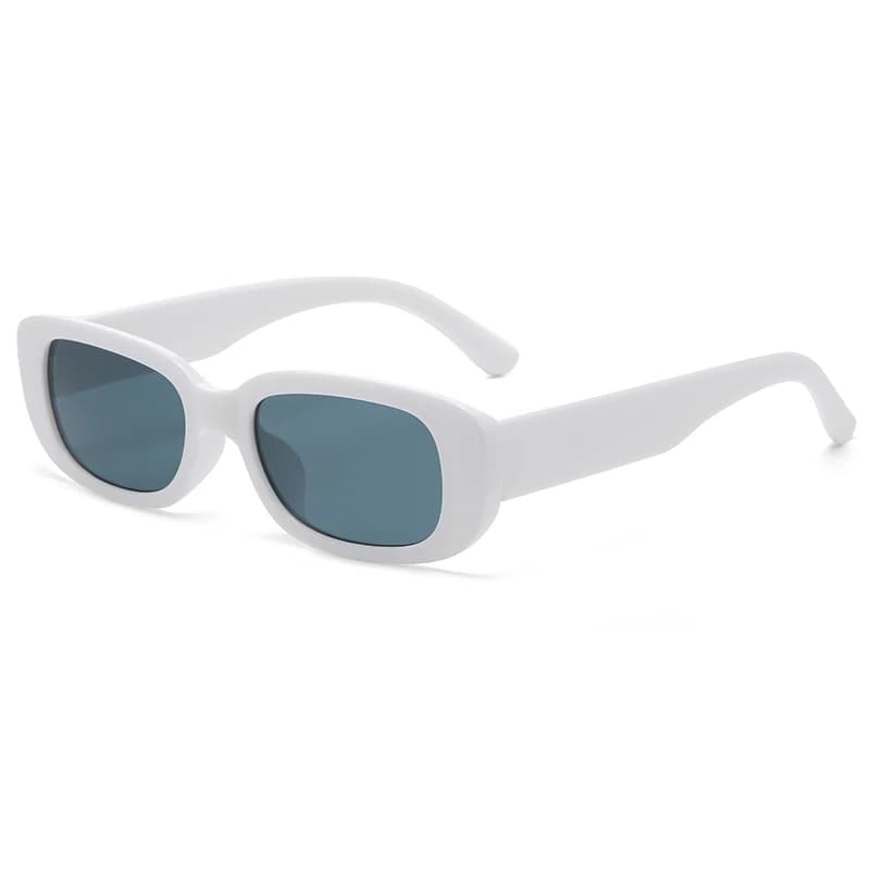 Lunettes de pêche rétro rectangle - Petit format - Voyage plage été UV400