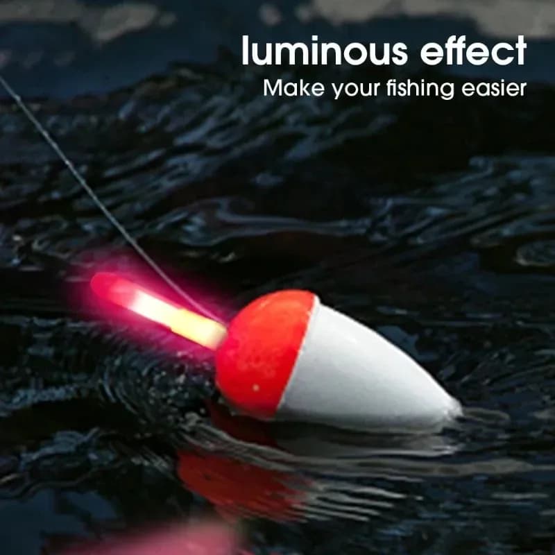 Bâtonnets fluo luminescents pour pêche de nuit, 10 à 100 pièces, lumière pour flotteur et canne
