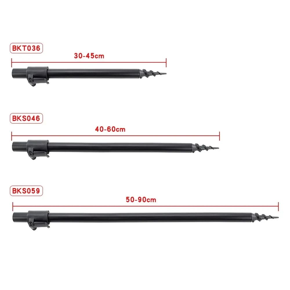 Support de cannes à carpe Hirisi en aluminium 2 pièces, banksticks et rod pod pour pêche sur berge