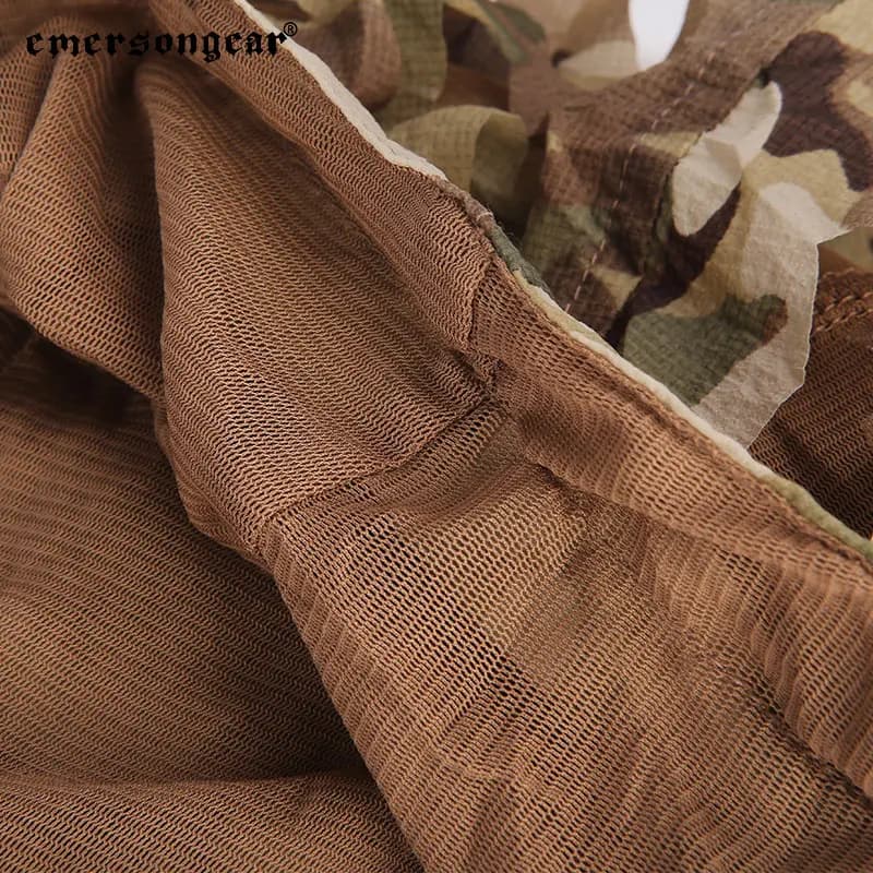 Tenue Chasse Secrète Emersongear EM6975 - Ghillie Suit Léger Camouflage Pêche Sniper