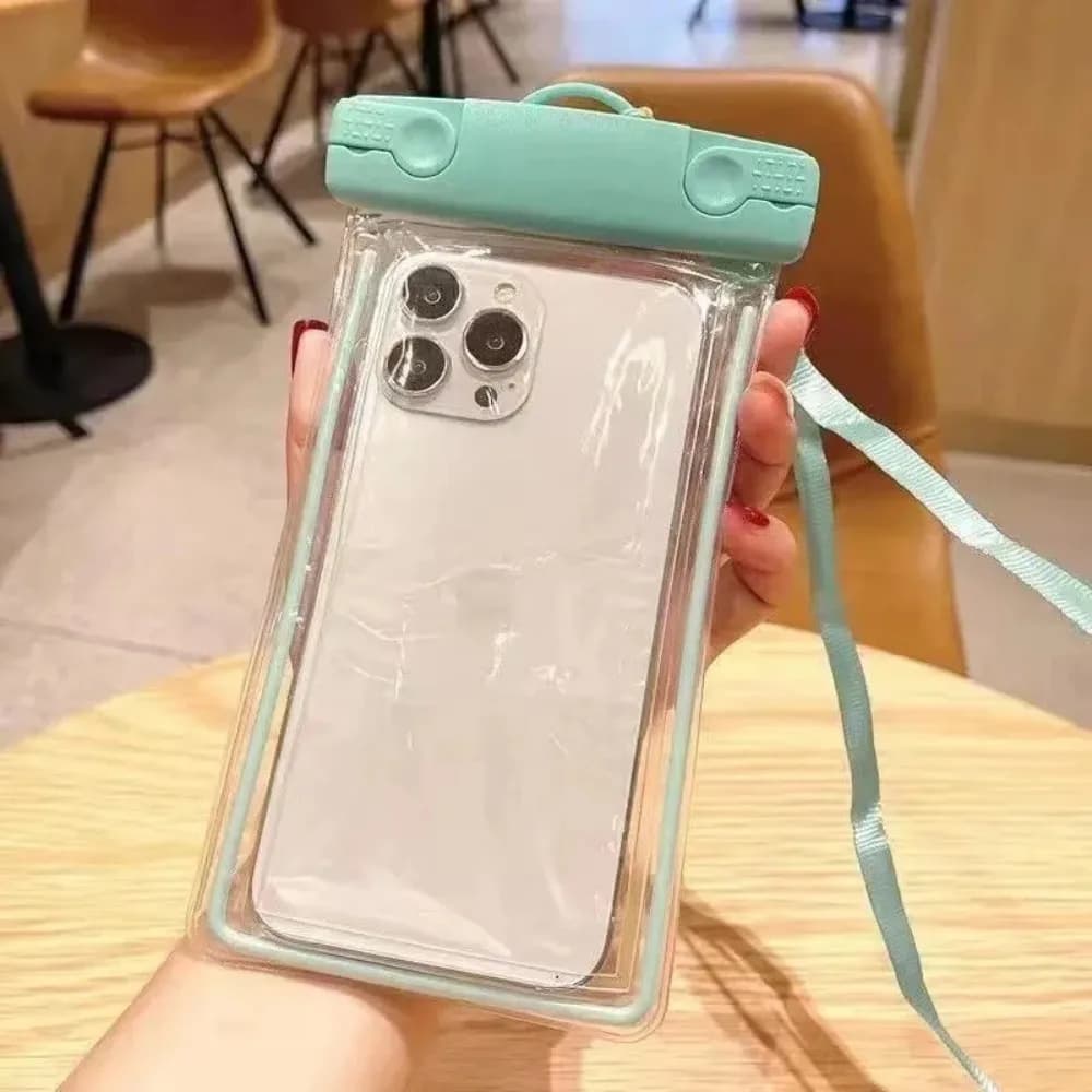 Pochette téléphone étanche universelle avec lanière natation plongée tactile étanche