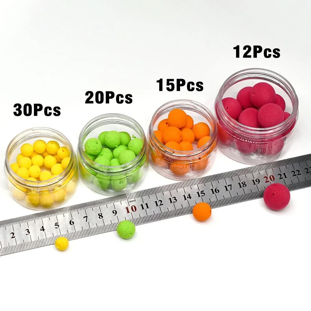 Boilies carpe saveur maïs - appâts flottants artificiels avec odeur attractive pour pêche