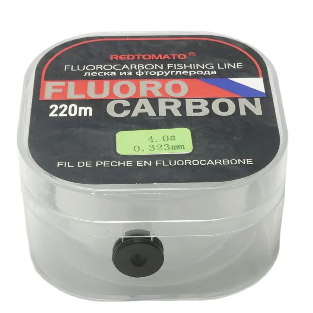 Ligne de pêche fluorocarbone souple 220m pour carpe et truite, leader monofilament résistant