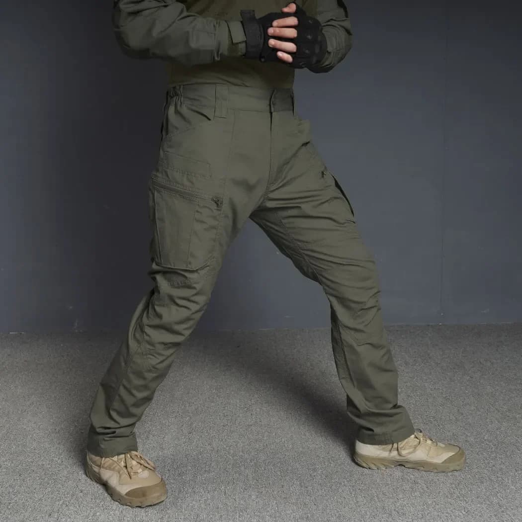 Pantalon combat tactique vert ranger pêche entraînement sport outdoor hommes durable