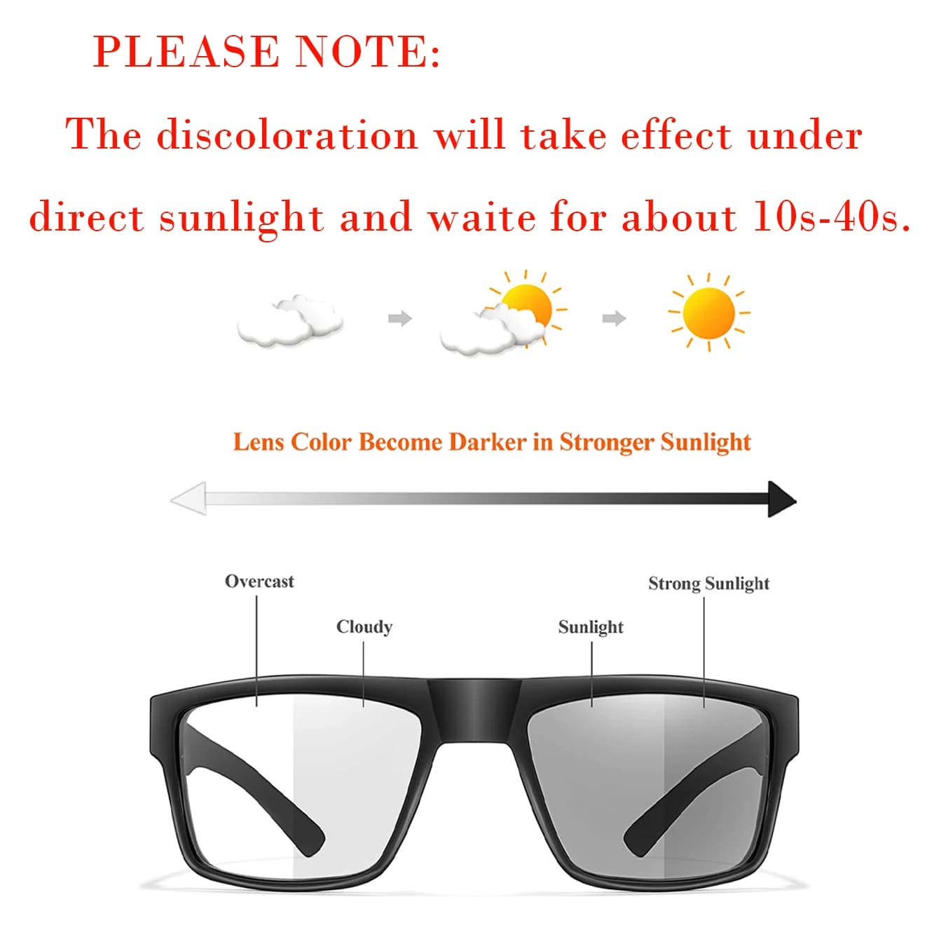 Lunettes de pêche photochromiques 3 paires - Verres adaptatifs pour pêche du lever au coucher du soleil