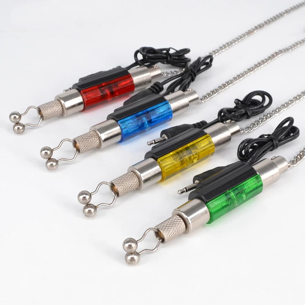 Indicateur LED swinger Hirisi B2008 - Alarme de touche pour pêche à la carpe avec accessoires