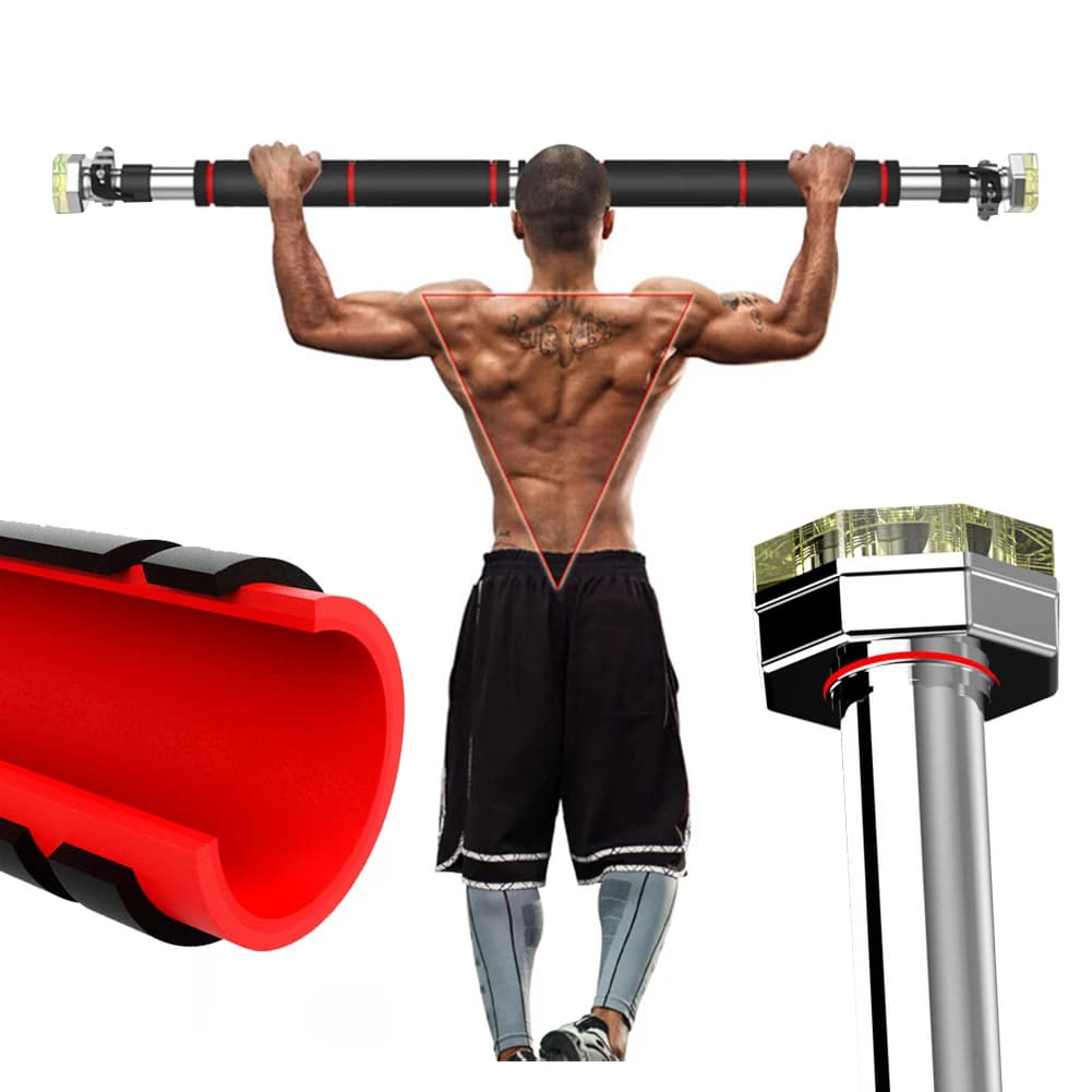 Barre de traction ajustable pour porte - Barre de tractions chin-up pour entraînement à domicile