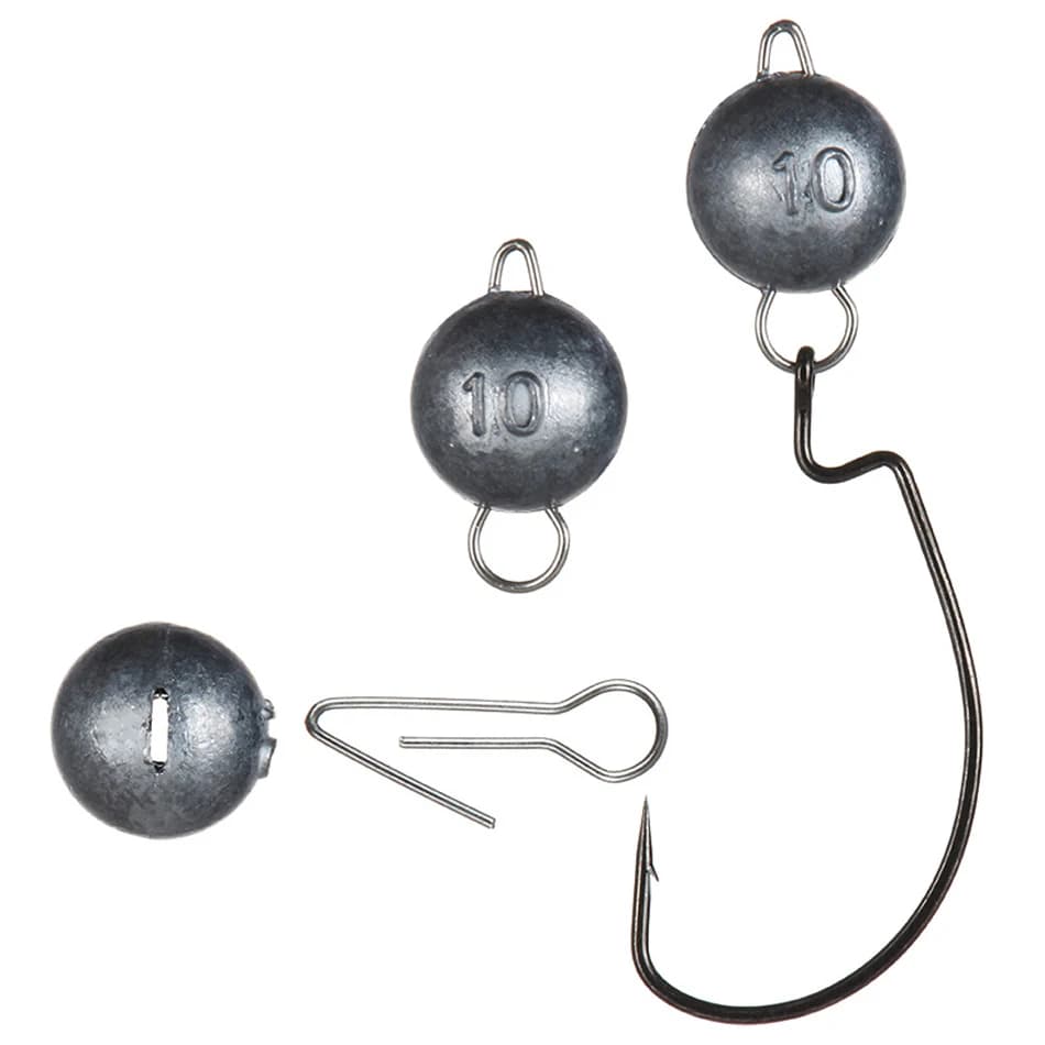 Plombs de pêche 5 pièces 2g-18g avec émerillon pour pêche en eau profonde et leurres