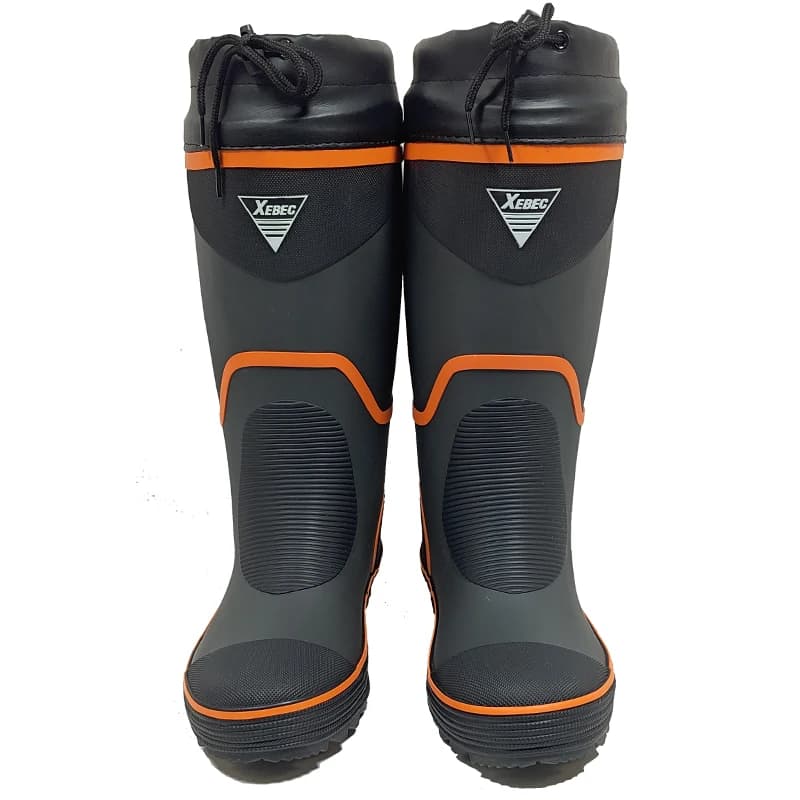 Bottes pêche automne hiver hautes - Chaussures pêche velours épaissies chaudes imperméables antidérapantes