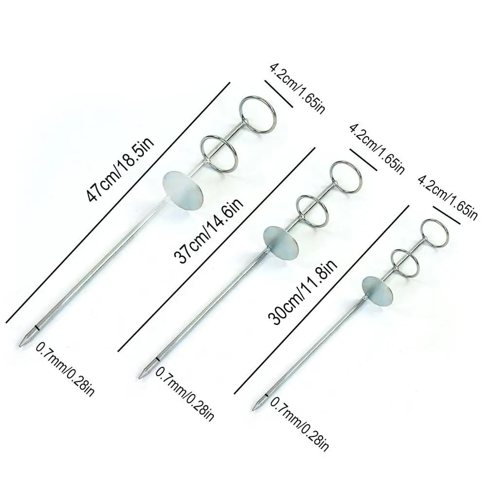 Support Canne Pêche Portable 30-50cm avec Piquet Acier Inox - Support Rive Sol Pratique Pêche au Coup