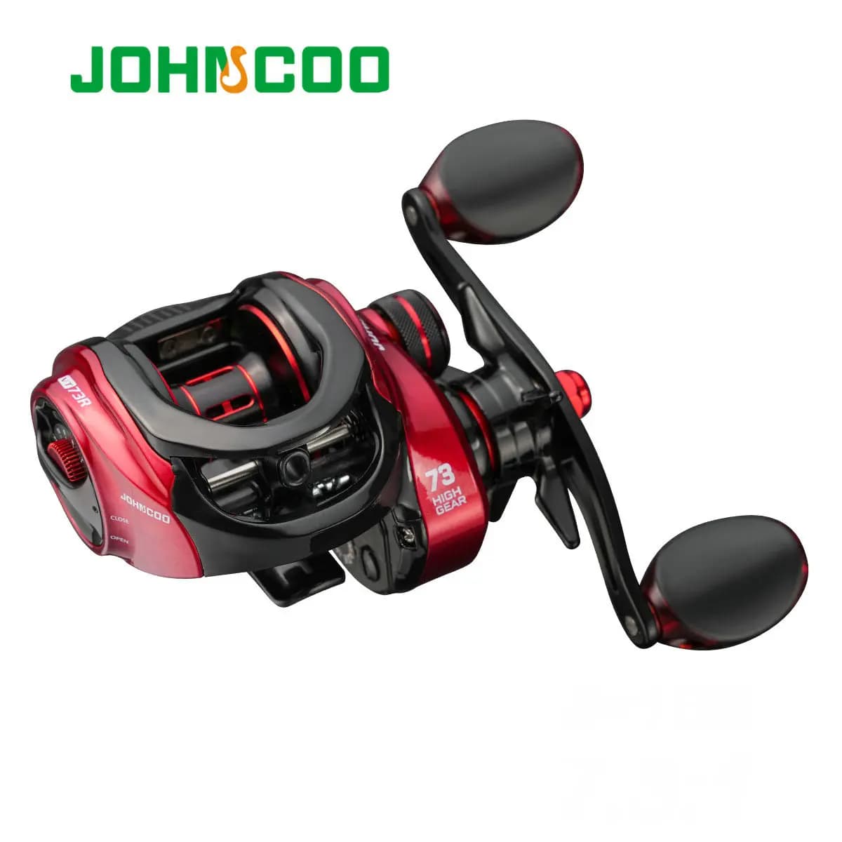 Moulinet casting ultra-léger pour pêche black-bass brochet - Drag 8kg baitcasting reel léger