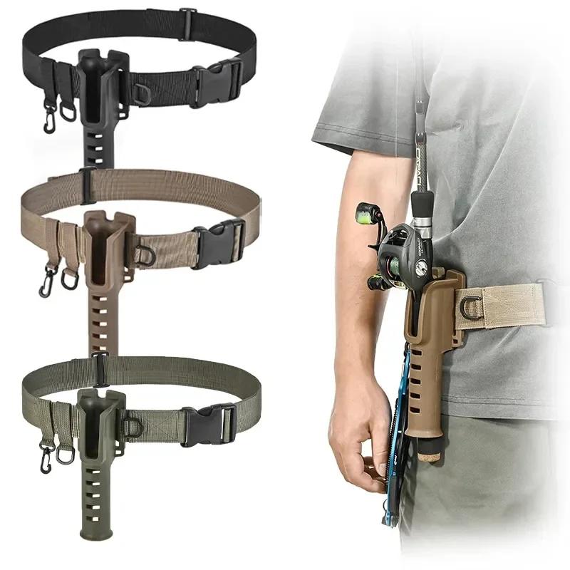 Porte-canne réglable et portable avec ceinture - Accessoire de pêche pratique pour les sessions en extérieur