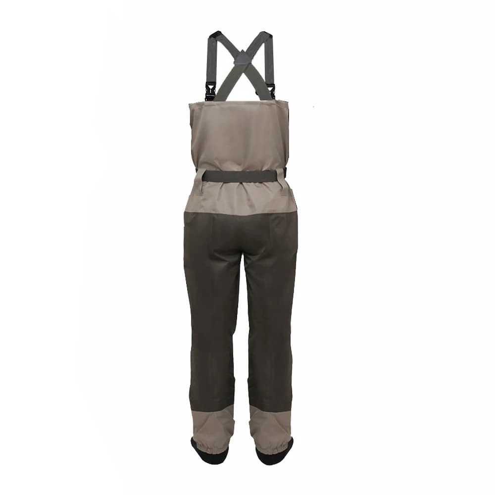 Waders de pêche à la mouche homme respirants étanches légers pieds nylon