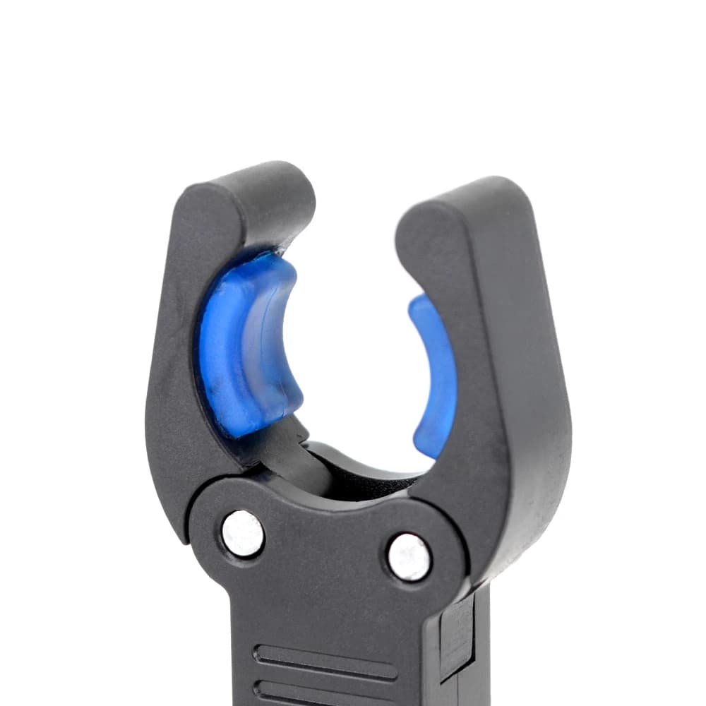 4 supports de canne tête et talon pour alarmes carpe avec pince plastique - Accessoire pêche nocturne