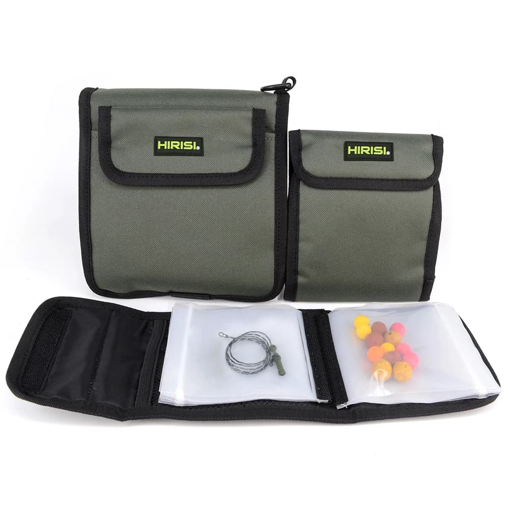 Sac de rangement transparent pour montages de pêche carpe, porte-leurres et accessoires Hirisi W122