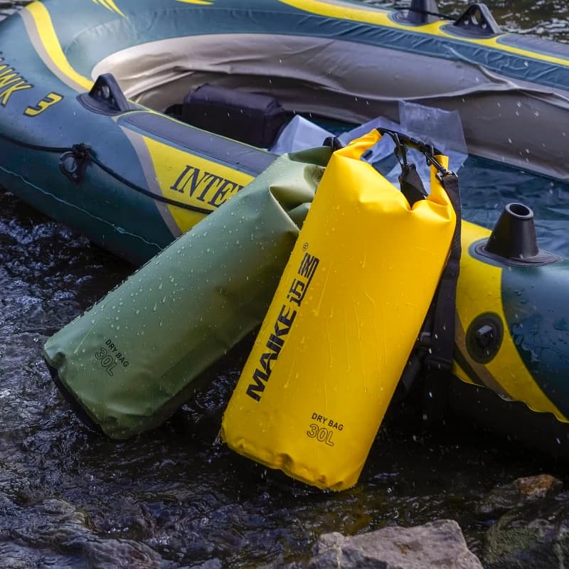 Dry bag waterproof Maike 5L/10L/15L - Sac étanche kayak, rafting et randonnée fluviale