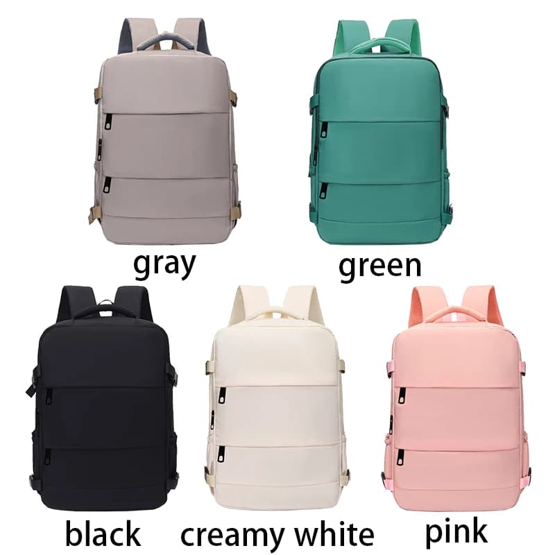 Sac à dos femme élégant léger pêche randonnée commute quotidien poches multiples réglable
