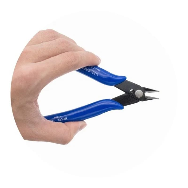 Pince coupante diagonale acier carbone pour câbles électriques - Cisaille latérale à coupe flush