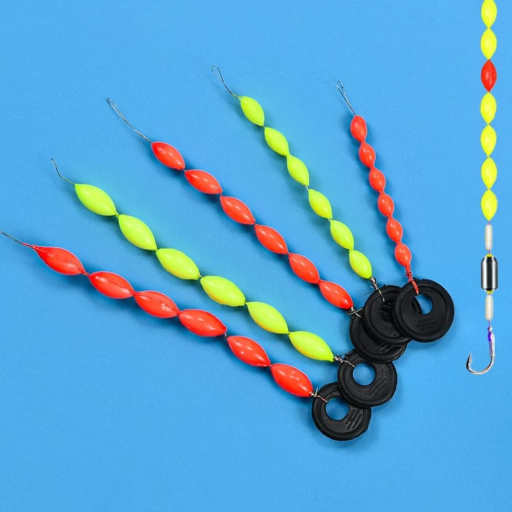 60 flotteurs 6 en 1 type étoile pour pêche au coup et pêche fine