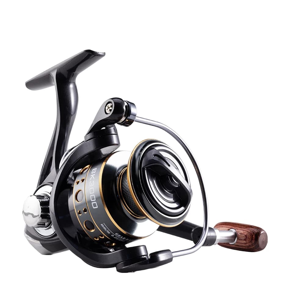 Moulinet spinning Rooblinos pour truite et carpe, métal interchangeable gauche/droite, eau douce et mer