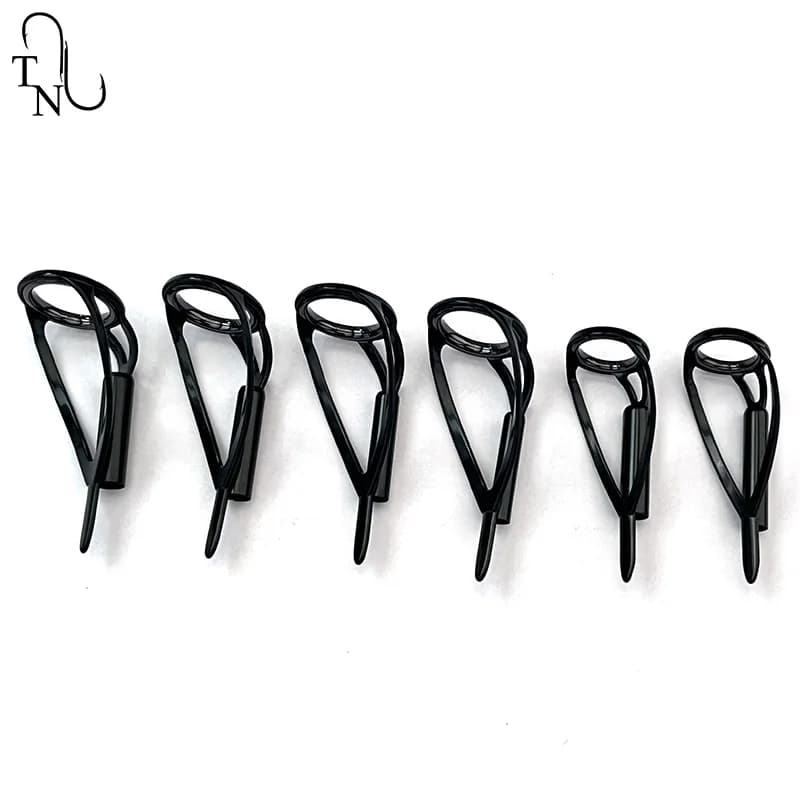 Kit réparation anneaux pêche 5 pièces BCRLST guides saltwater remplacement accessoires TN100