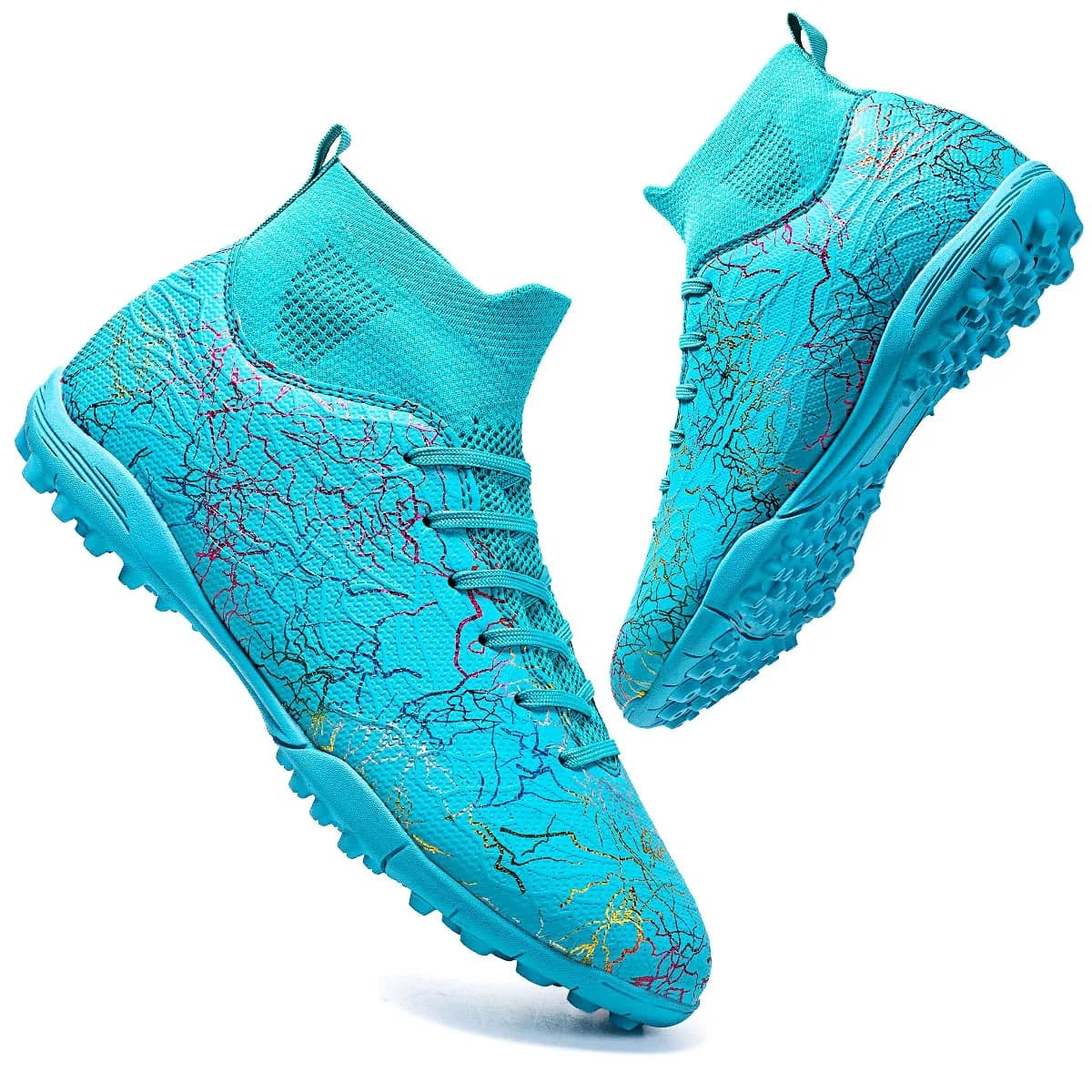 Chaussures de football professionnelles homme TF à crampons courts - Confort respirant anti-dérapage