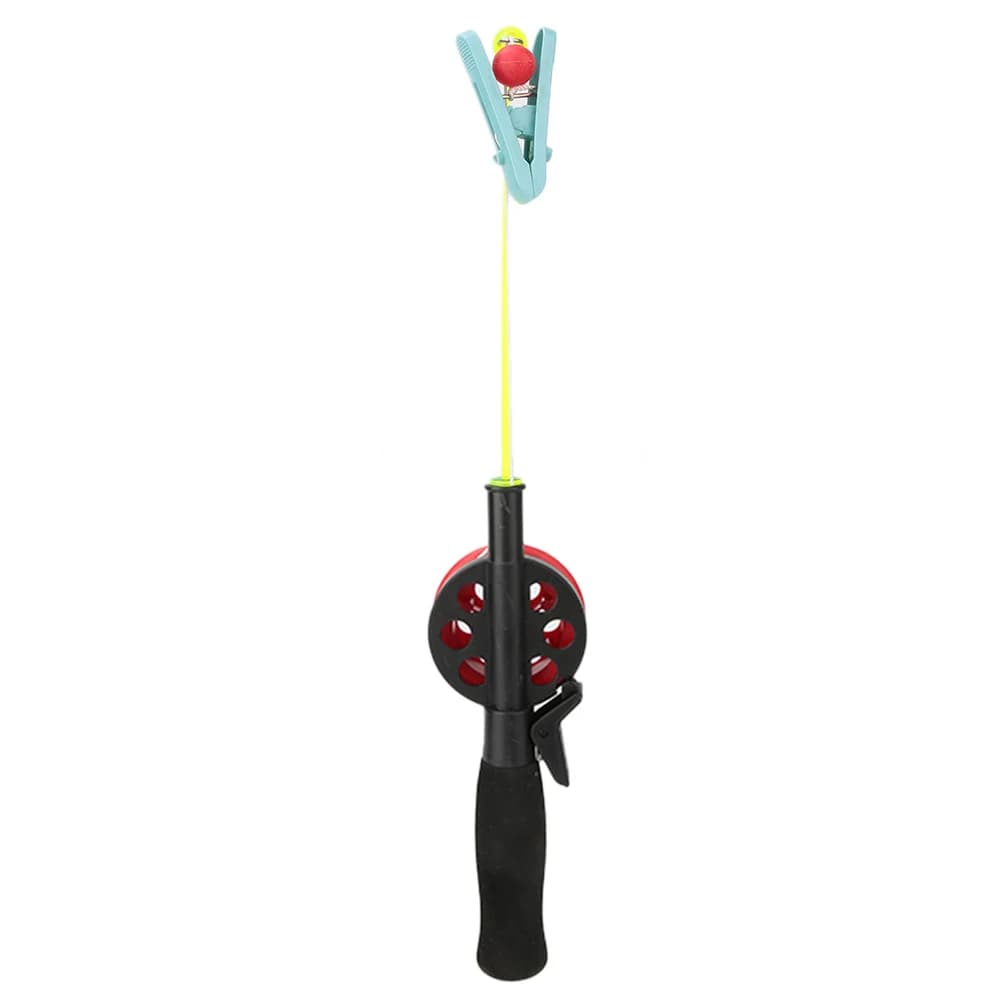 Kit 2 cannes pêche crabe avec pince crevettes - Accessoires pêche glace pour appâts crustacés