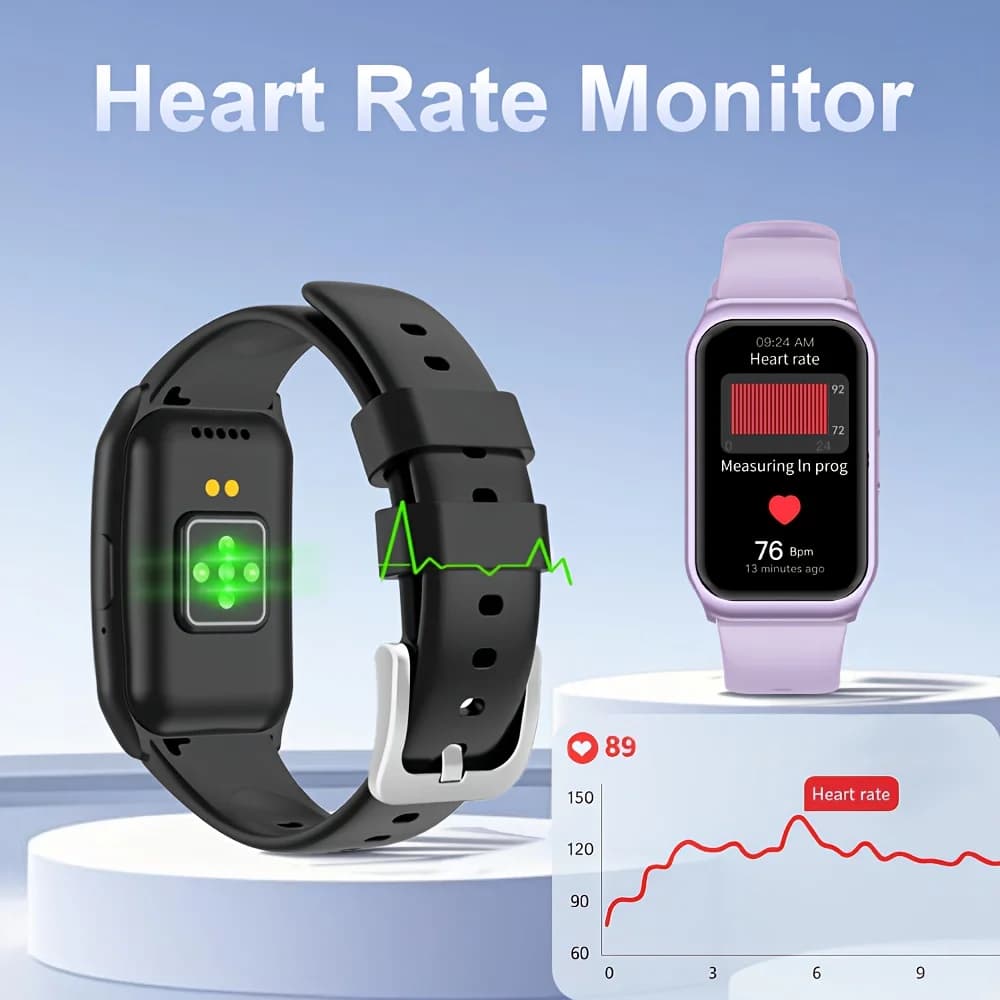 Smartwatch LAXASFIT pour pêche : monitoring sommeil, lampe torche, assistant vocal, étanche, appels Bluetooth