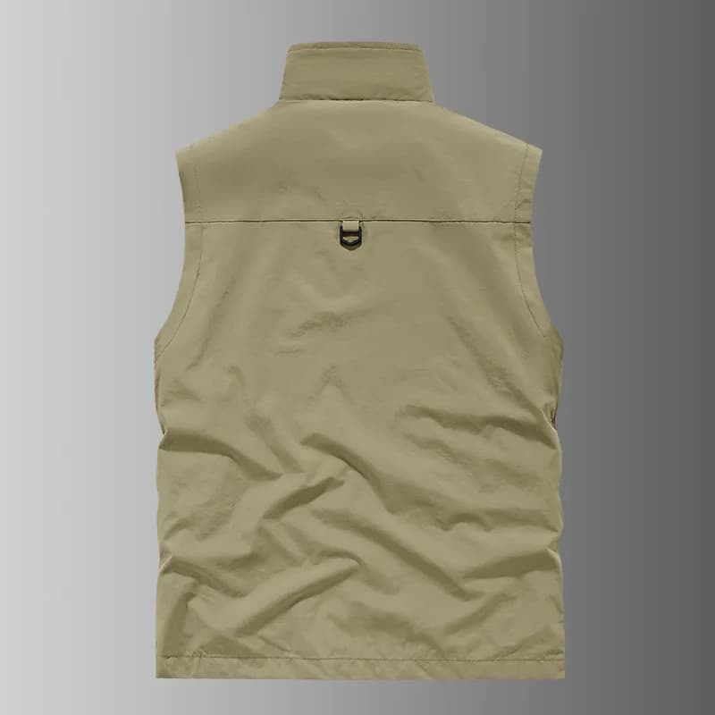 Veste capuche fonctionnelle imperméable séchage rapide multi-poches pêche extérieur automne hiver homme