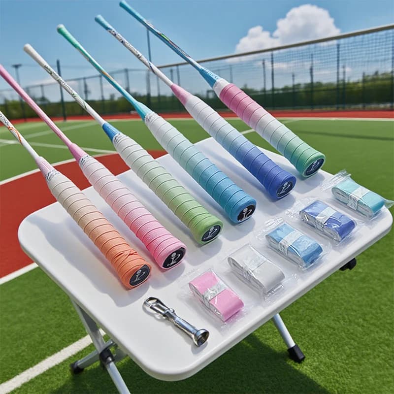 Sur-grip badminton PU anti-dérapant absorbant - Bandeau gradient pour manche de raquette