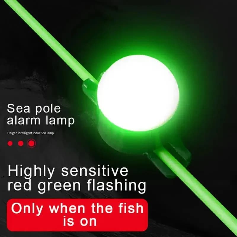 Alarme de touche LED intelligente pour pêche nocturne - Accessoire de rappel lumineux et outil de pêche pratique