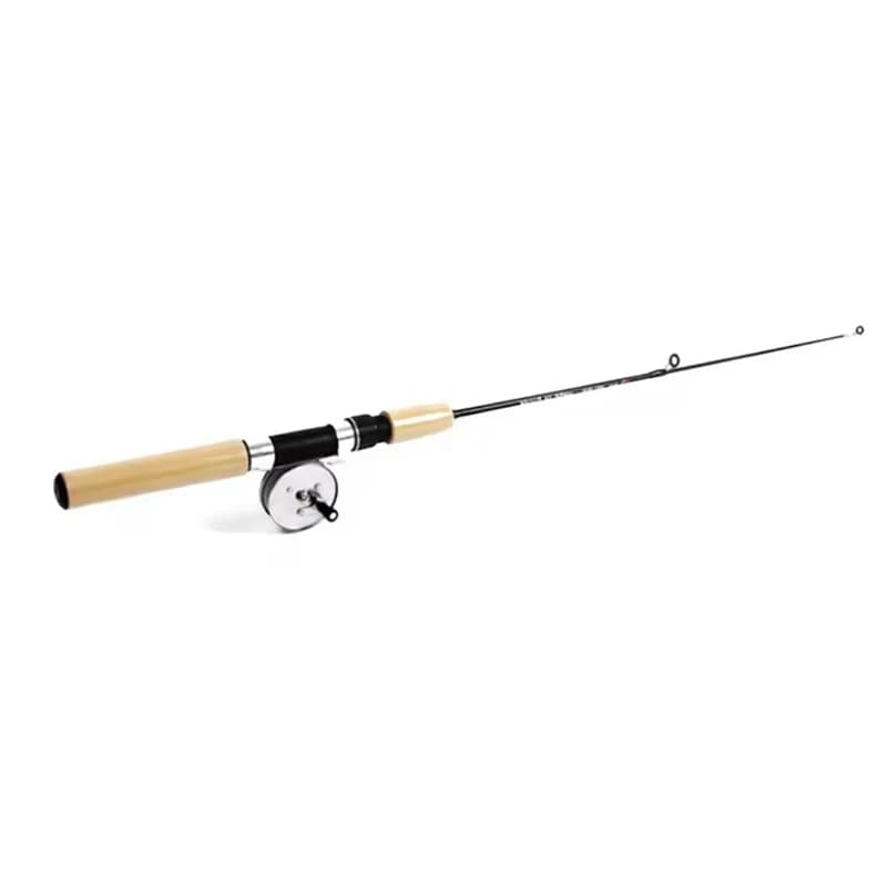 Canne mini carbone hiver pêche glace crevettes 0.6m 0.8m 1m ultra sensible légère