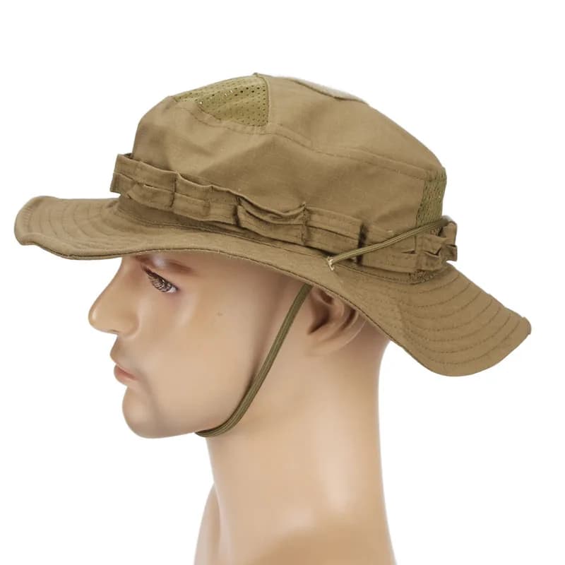 Chapeau boonie tactique 2.0 été pêche camping - Mesh camouflage multicam activités outdoor randonnée