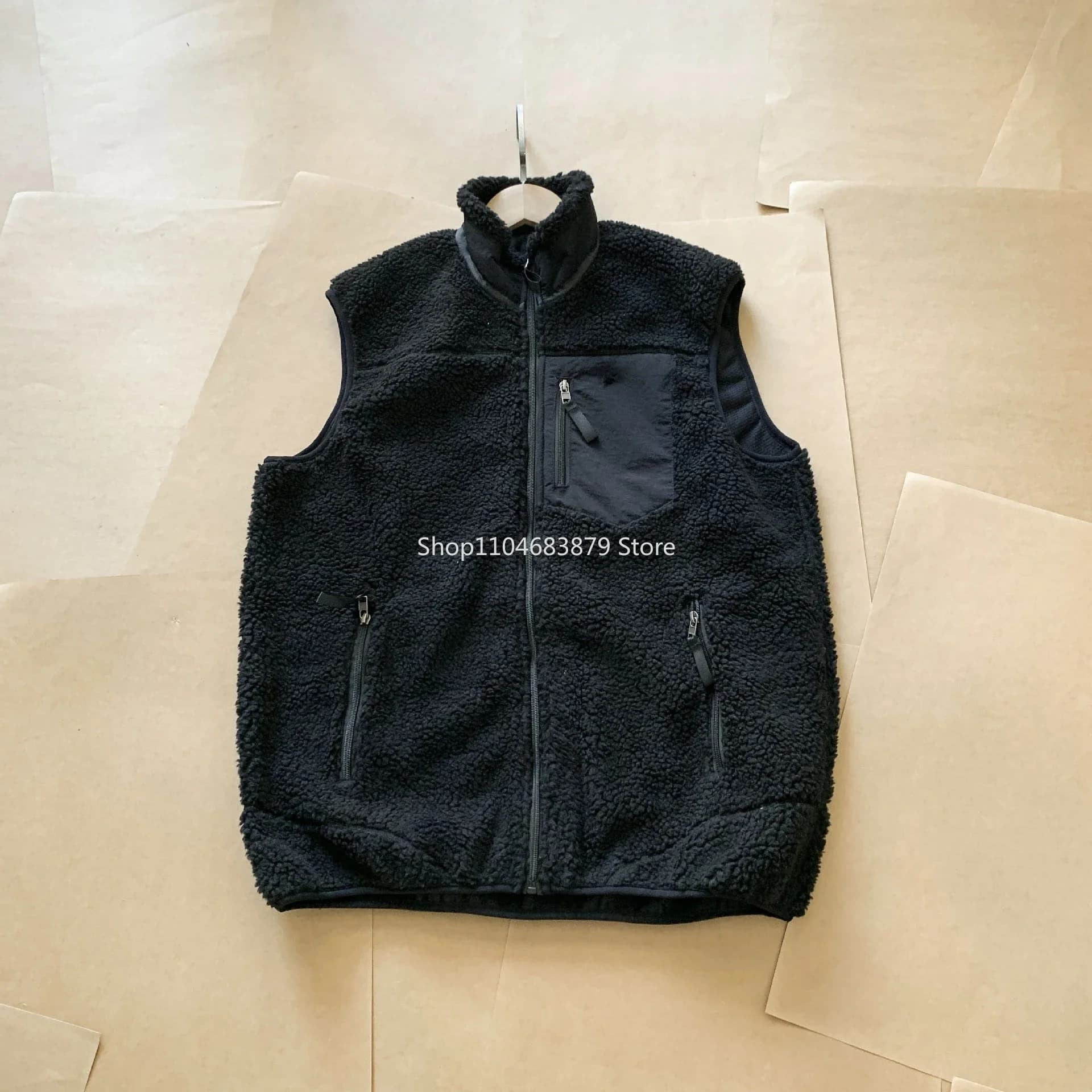 Gilet velours côtelé tendance pour pêche automne-hiver - Veste légère chaude origine chinoise homme