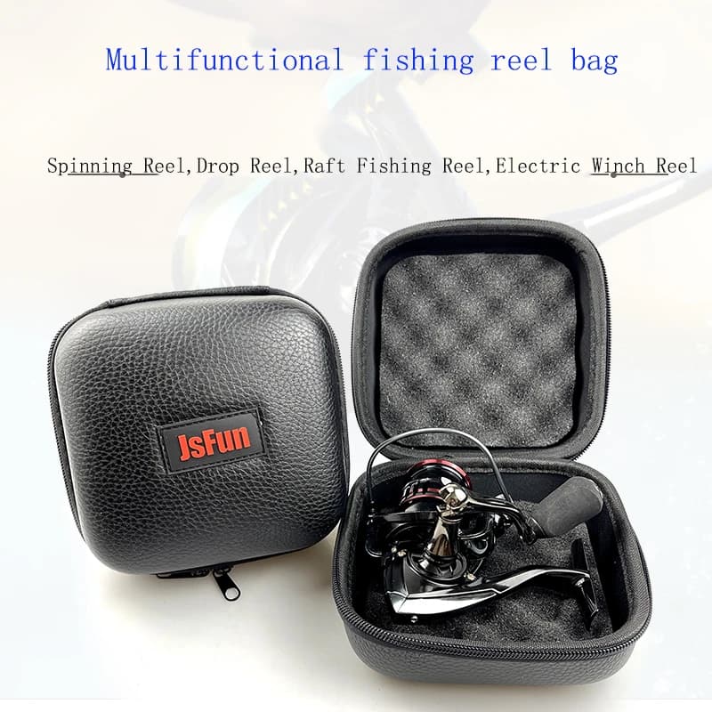 Housse de protection étanche et anti-choc pour 1 à 2 moulinets de pêche spinning