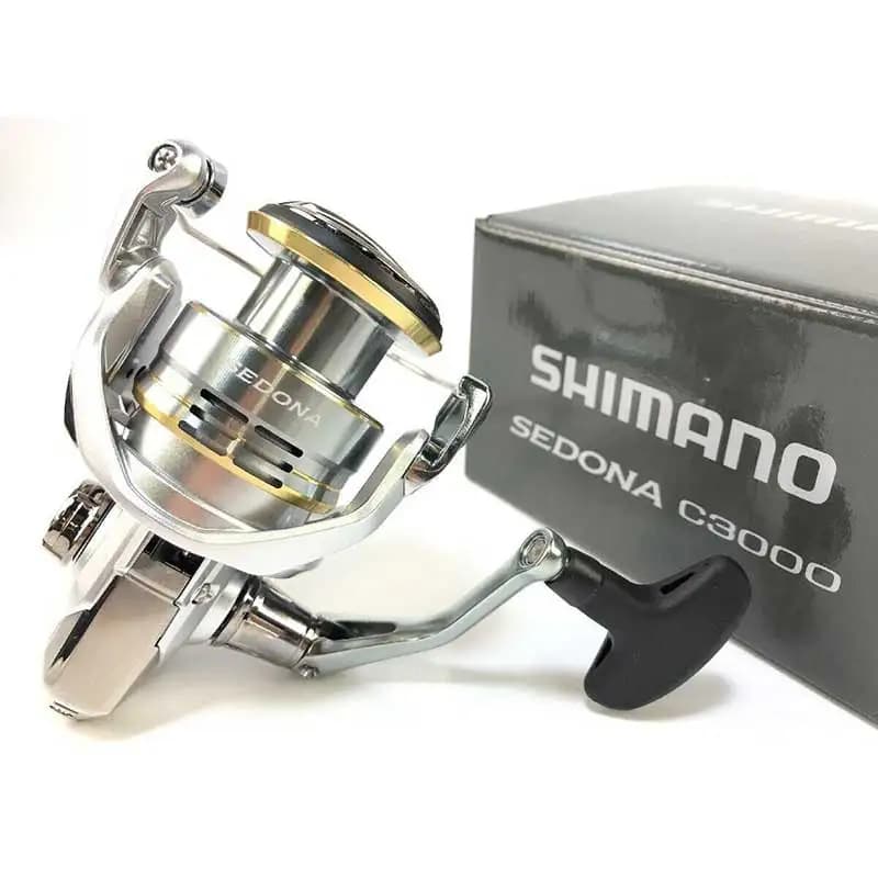 Moulinet de pêche spinning SHIMANO SEDONA 2023 ratio 5.0:1 6.2:1 4.7:1 frein avant 3+1BB HAGANE