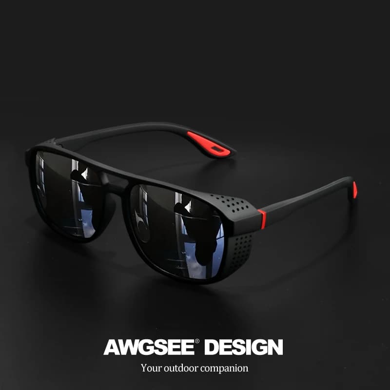 Lunettes de sport professionnelles polarisées - Protection UV400 et anti-vent pour cyclisme running