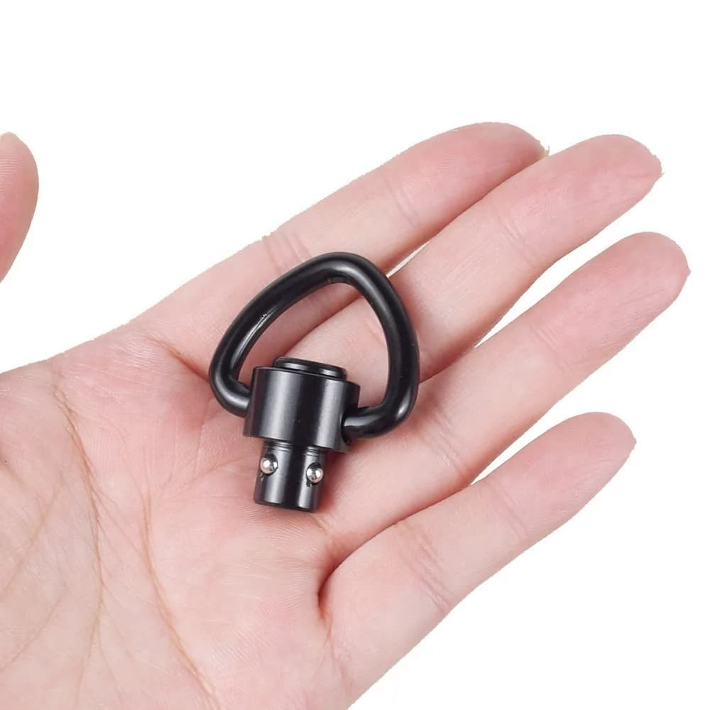 Adaptateur sangle M-LOK QD rail fixation pêche bouton poussoir métal robuste
