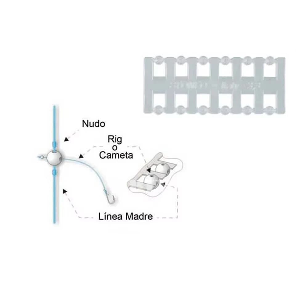 Perles de pêche flottantes et perçables 47mm 50mm, billes doubles et perles lumineuses espace