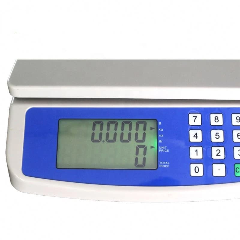 Balance de cuisine numérique précise 30kg/1g pour aliments, pêche, bijoux - Balance électronique LCD plate