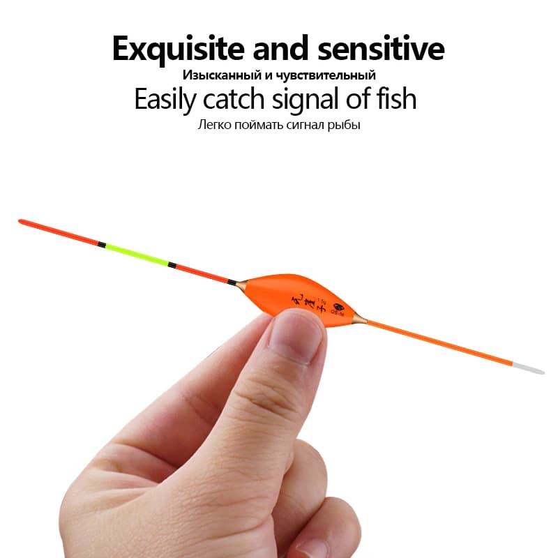 3 flotteurs nano + 1 tube composite queue dure pêche verticale carpe lac rivière bouée pesca accessoires