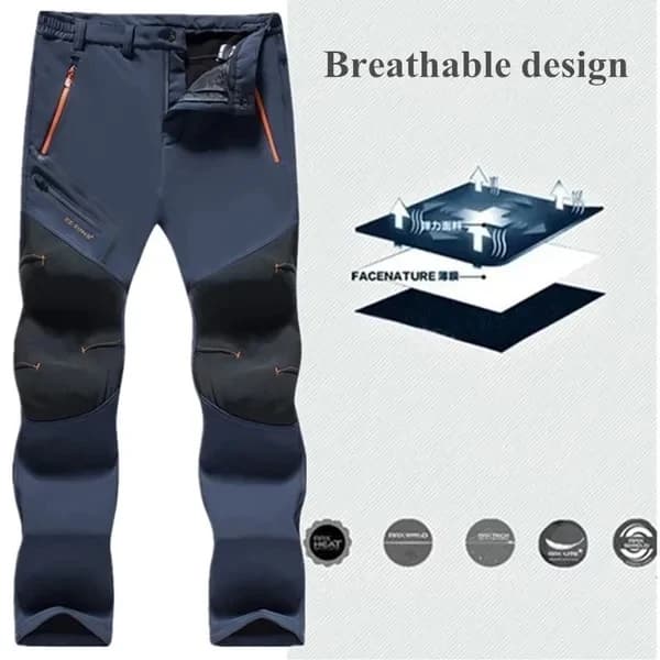 Pantalon imperméable pêche 2 styles fin/épais softshell - Vêtements pêche toute saison