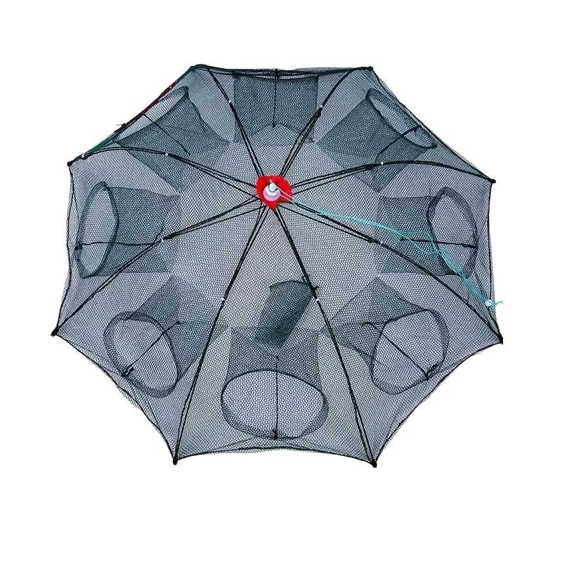 Filet de pêche hexagonal pliable portable - Idéal pour crevettes et petits poissons en eau douce