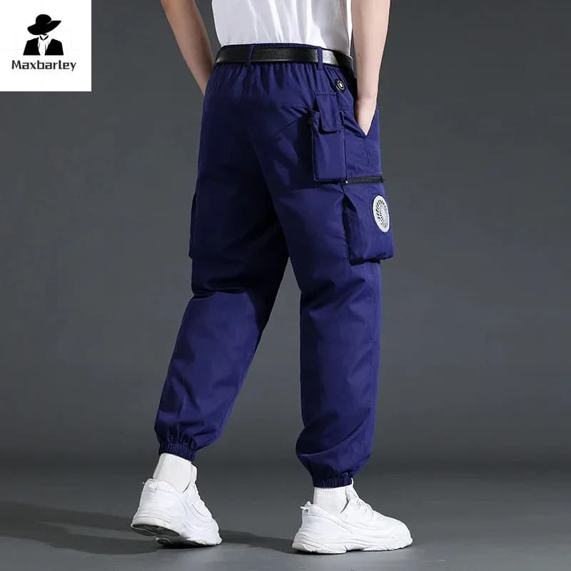 Pantalon ventilé pêche coton pur - Rafraîchissant pour pêche estivale