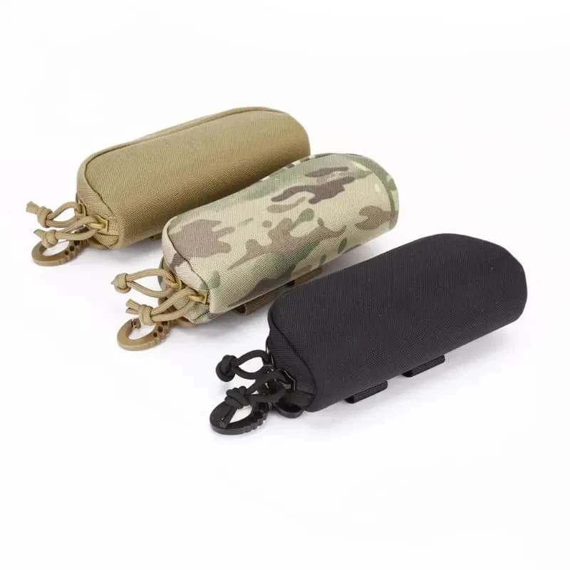 Étui MOLLE tactique 1000D pour lunettes de chasse pêche - protection anti-choc portable